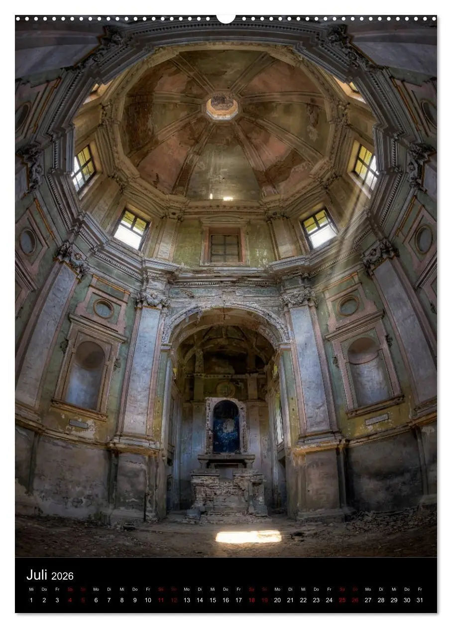 Bild: 9783516410594 | Lost Places - Verlassene Kirchen (Wandkalender 2026 DIN A2 hoch),...