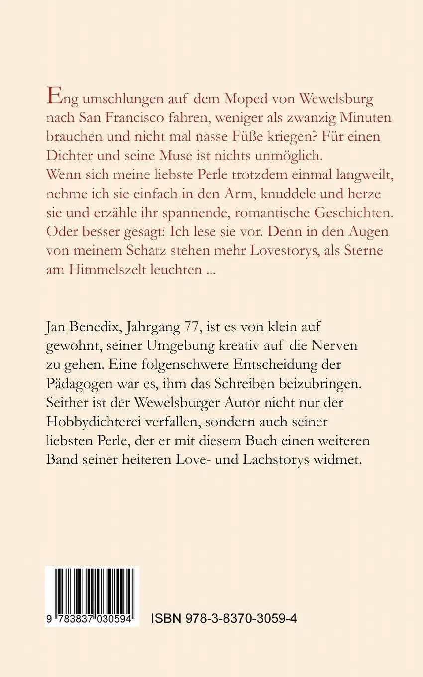 Rückseite: 9783837030594 | Neue Geschichten mit der liebsten Perle | Jan Benedix | Taschenbuch