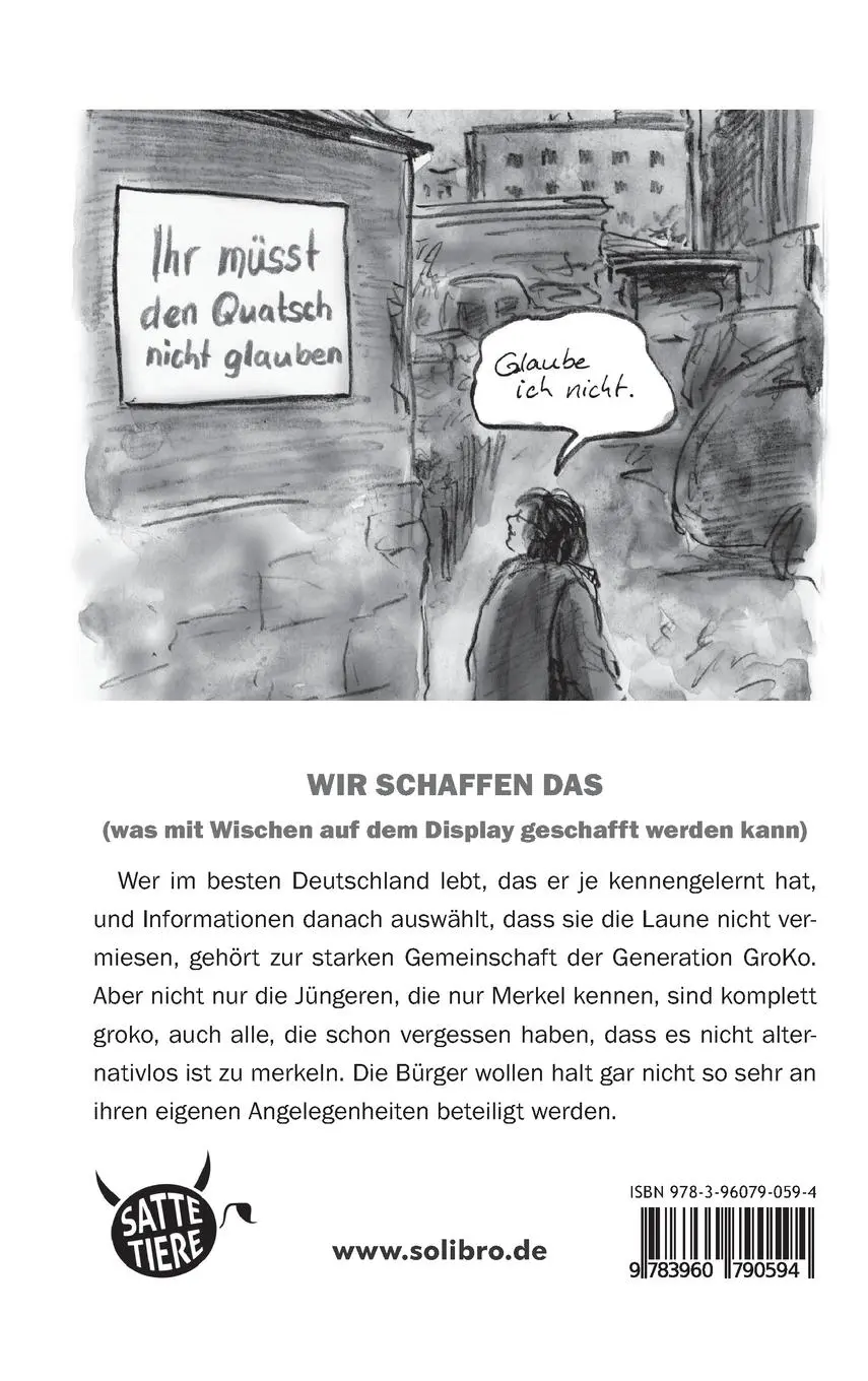 Rückseite: 9783960790594 | Generation GroKo | Bernd Zeller | Buch | 68 S. | Deutsch | 2018