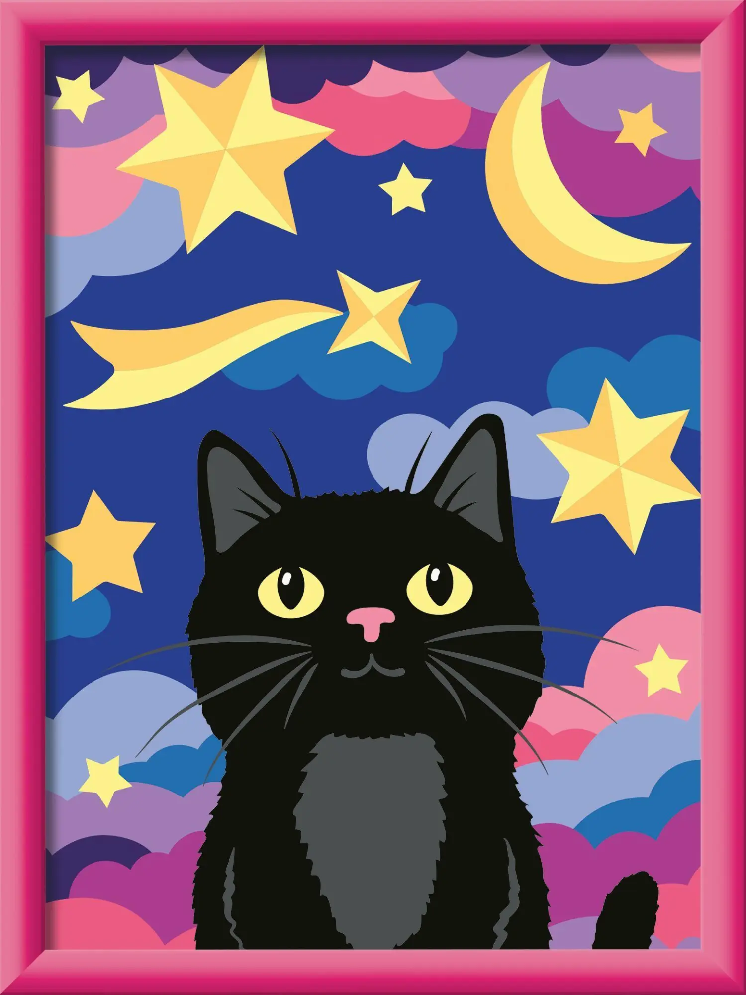 Cover: 4005555230694 | CreArt, Malen nach Zahlen mit Gipselementen - Sternenkatze | Spiel