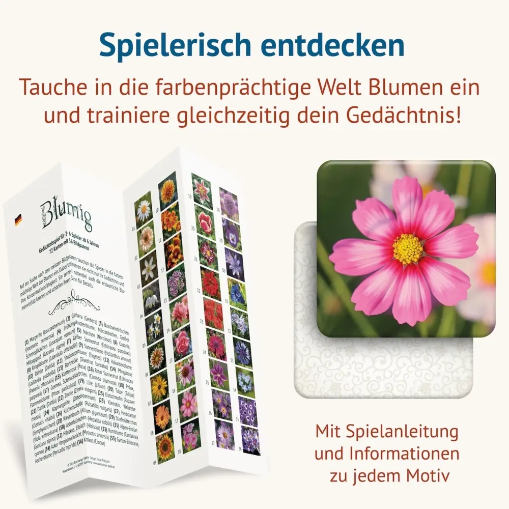Bild: 4260472860694 | Blumig - Memospiel | Tanja Philippeit | Spiel | Deutsch | 2024