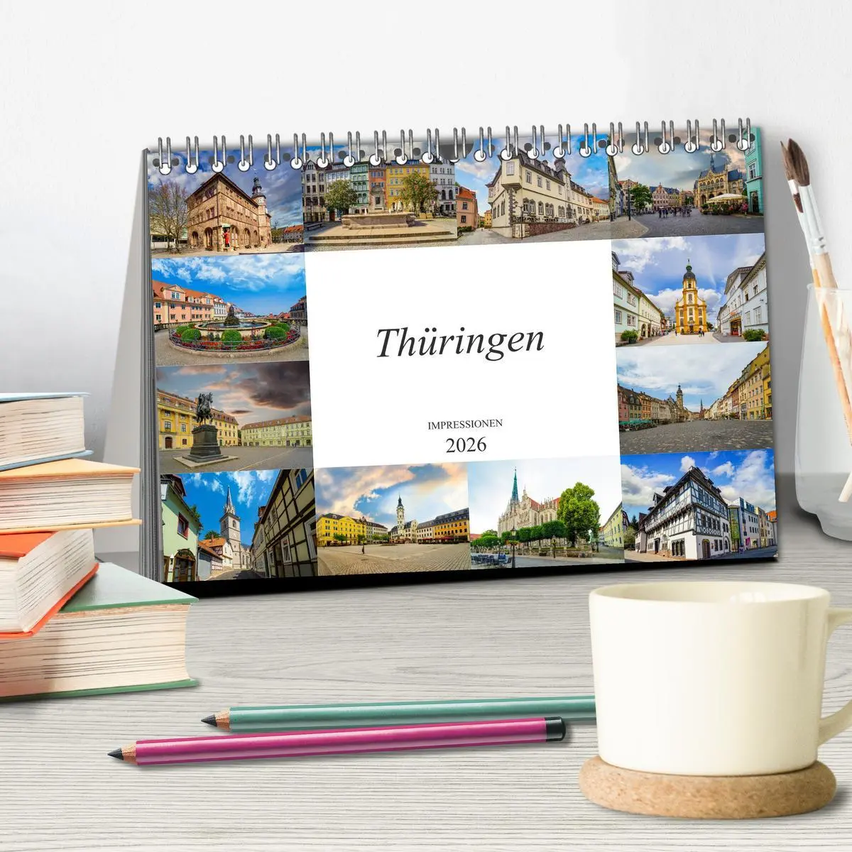 Bild: 9783457790694 | Thüringen Impressionen (Tischkalender 2026 DIN A5 quer), CALVENDO...