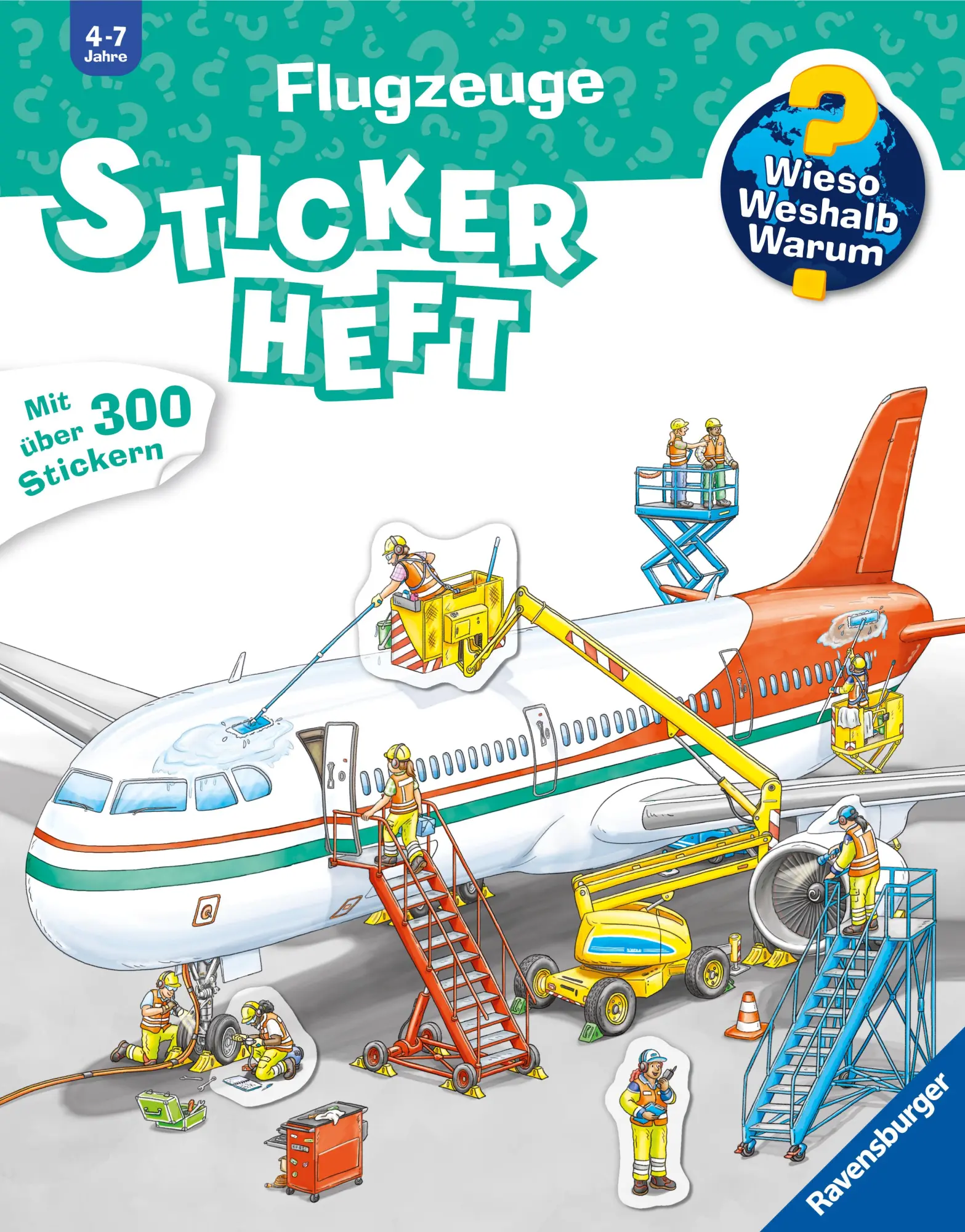 Cover: 9783473600694 | Wieso? Weshalb? Warum? Stickerheft - Flugzeuge | Oliver Kockmann