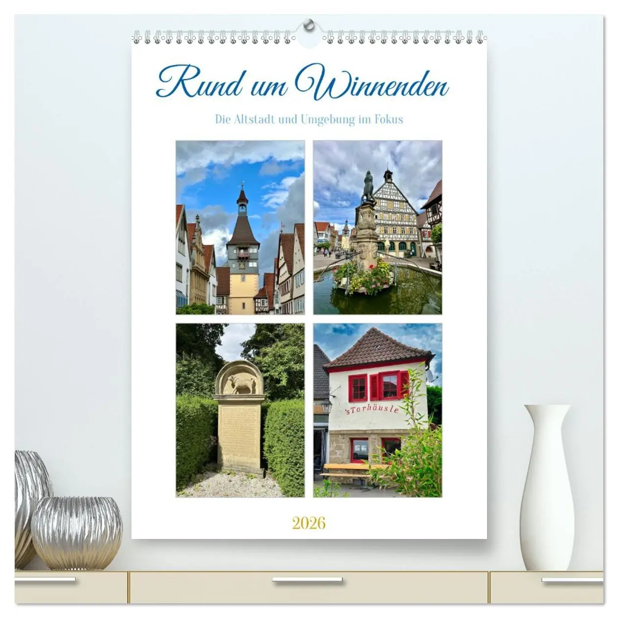 Cover: 9783516260694 | Rund um Winnenden (hochwertiger Premium Wandkalender 2026 DIN A2...