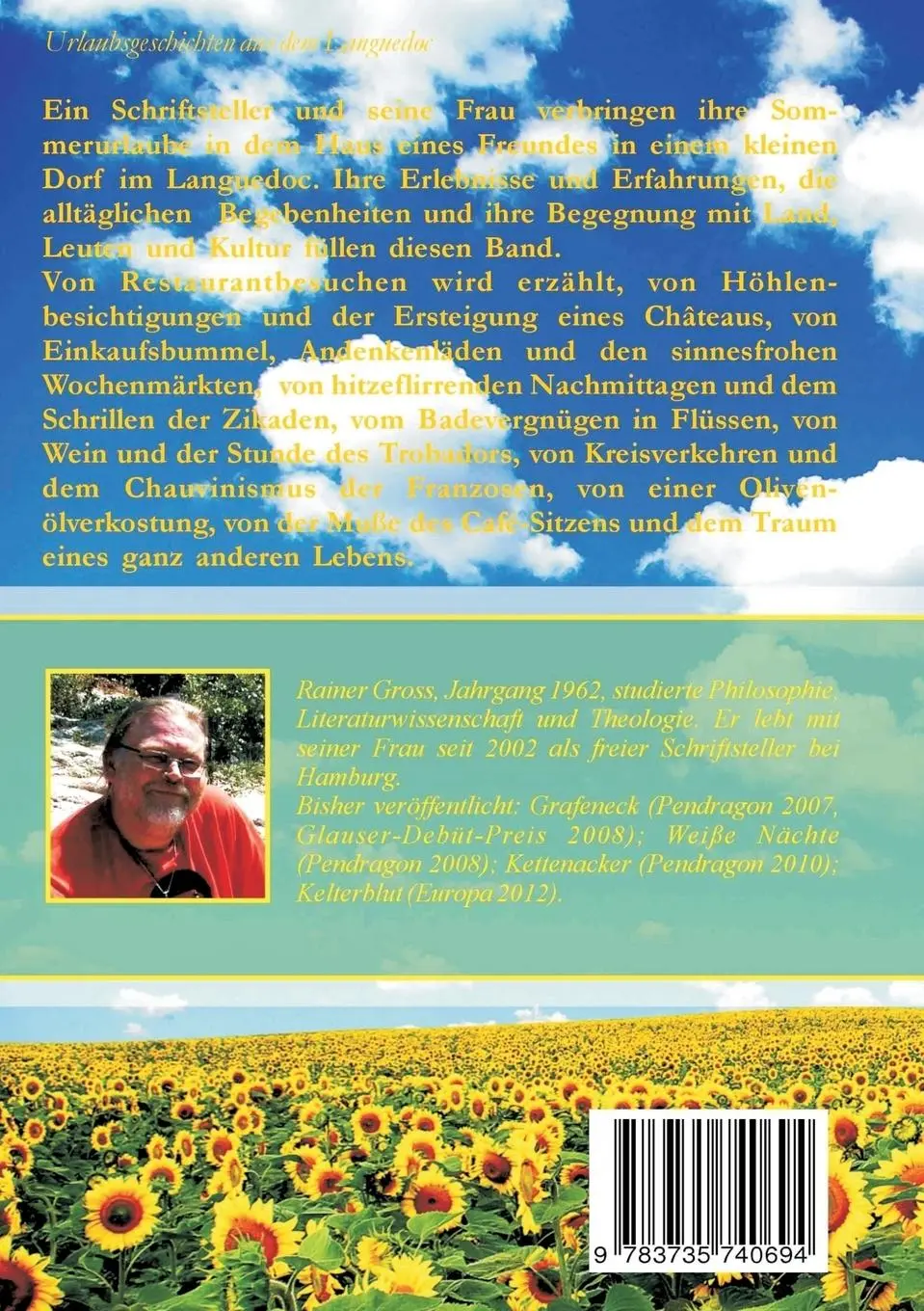 Rückseite: 9783735740694 | Ein Sommerhaus im Languedoc | Urlaubsgeschichten | Rainer Gross | Buch