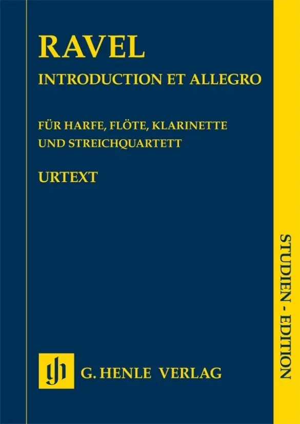 Cover: 9790201870694 | Maurice Ravel - Introduction et Allegro für Harfe, Flöte,...