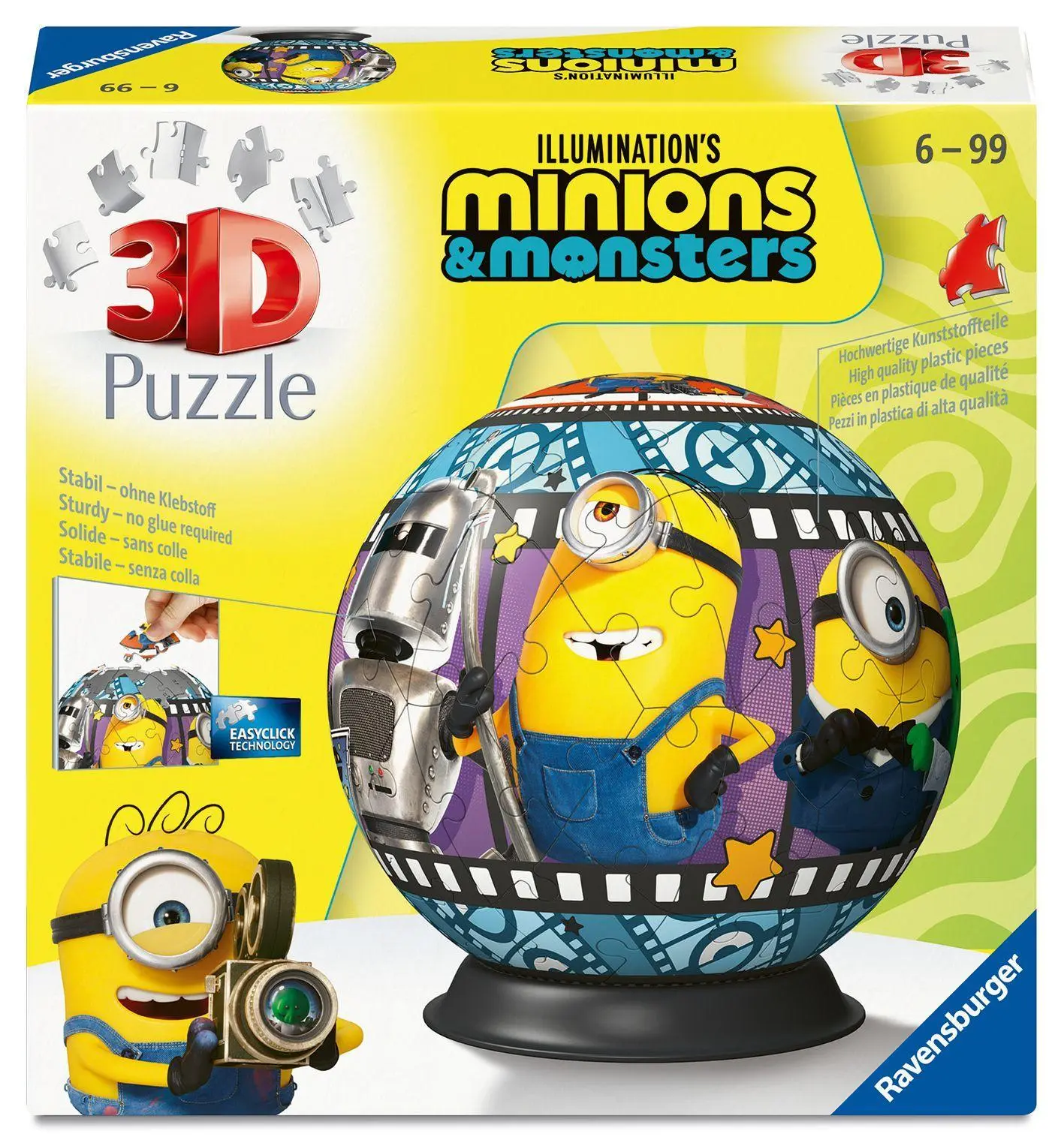 Cover: 4005555080794 | 3D Puzzle-Ball Minions 3 | Erlebe Puzzeln in der 3. Dimension | Spiel