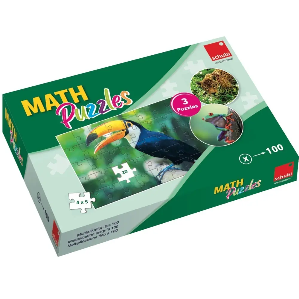 Cover: 9783039760794 | SCHUBI MathPuzzles | Multiplikation bis 100 | Box | Deutsch | 2025