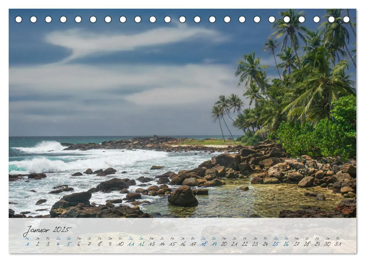 Bild: 9783457230794 | Verliebt in Sri Lanka (Tischkalender 2025 DIN A5 quer), CALVENDO...