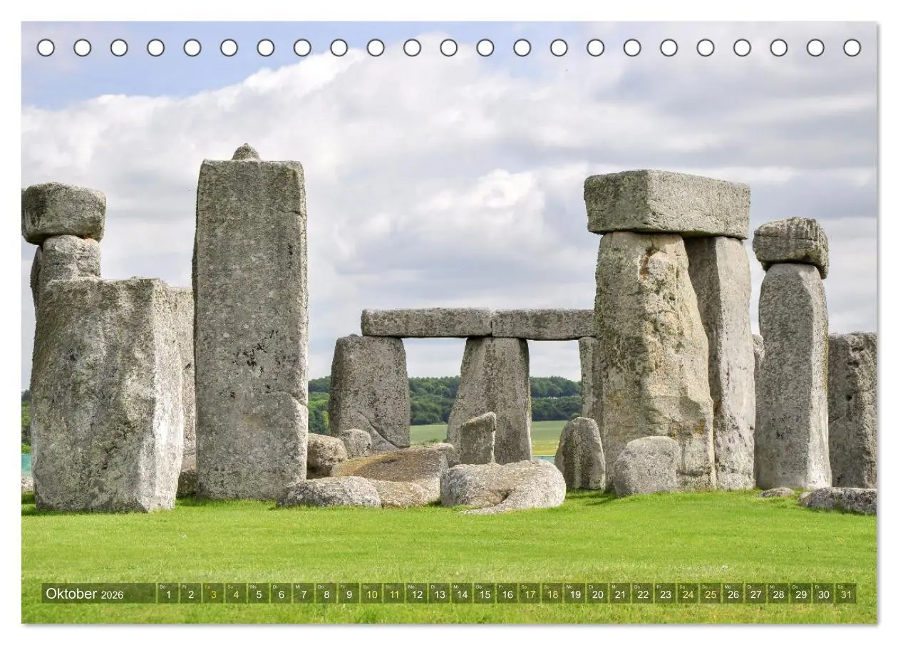 Bild: 9783457540794 | Geheimnisvolles Stonehenge (Tischkalender 2026 DIN A5 quer),...