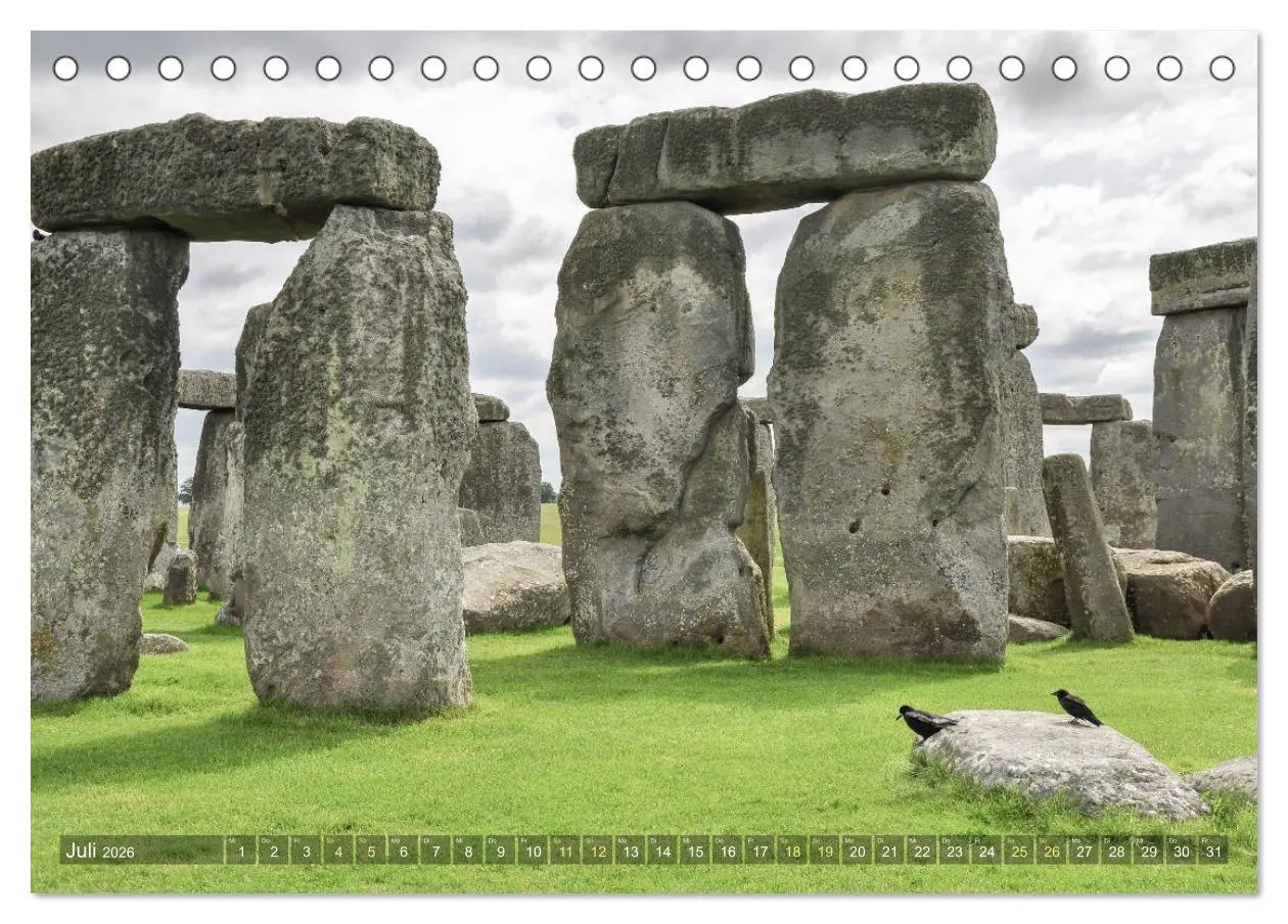 Bild: 9783457540794 | Geheimnisvolles Stonehenge (Tischkalender 2026 DIN A5 quer),...