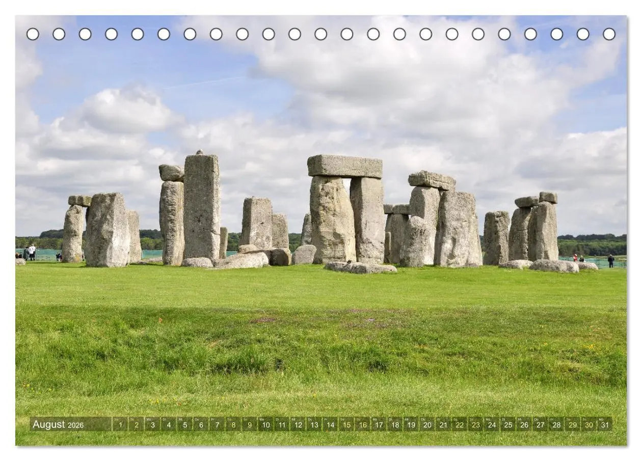 Bild: 9783457540794 | Geheimnisvolles Stonehenge (Tischkalender 2026 DIN A5 quer),...