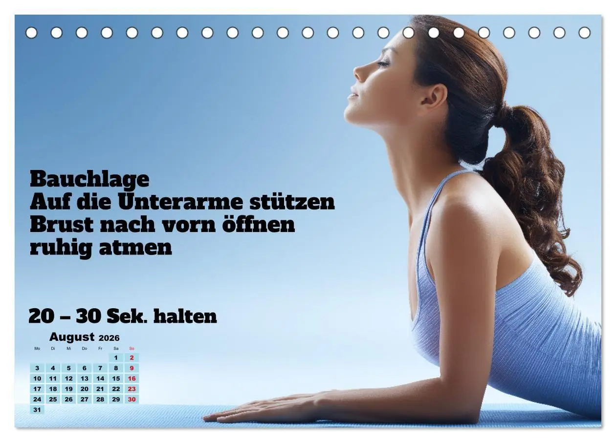 Bild: 9783516700794 | Yoga Kalender - Übungen und Meditation für jeden Monat...