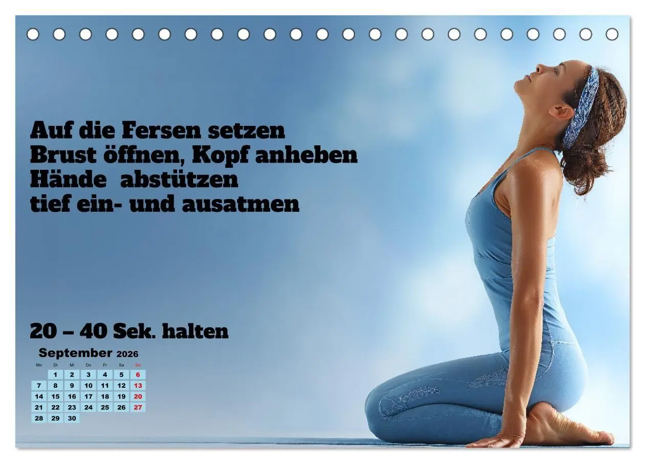 Bild: 9783516700794 | Yoga Kalender - Übungen und Meditation für jeden Monat...