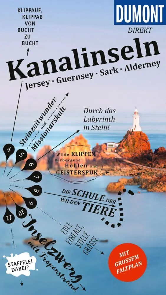 Cover: 9783616000794 | DUMONT direkt Reiseführer Kanalinseln | Mit großem Faltplan | Juling