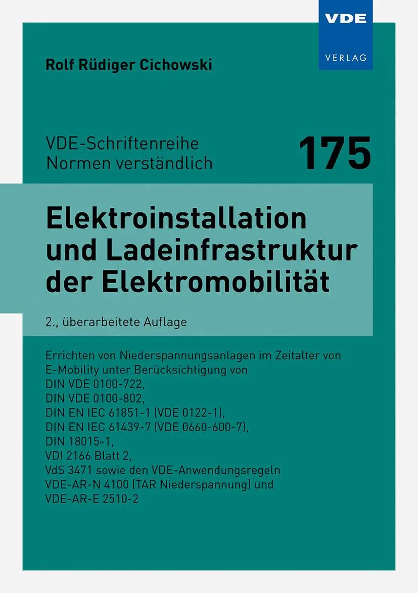 Bild: 9783800760794 | Elektroinstallation und Ladeinfrastruktur der Elektromobilität | Buch