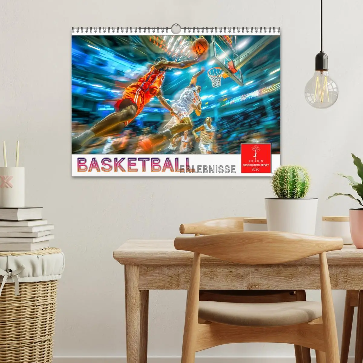 Bild: 9783457390894 | Basketball Erlebnisse (Wandkalender 2026 DIN A3 quer), CALVENDO...