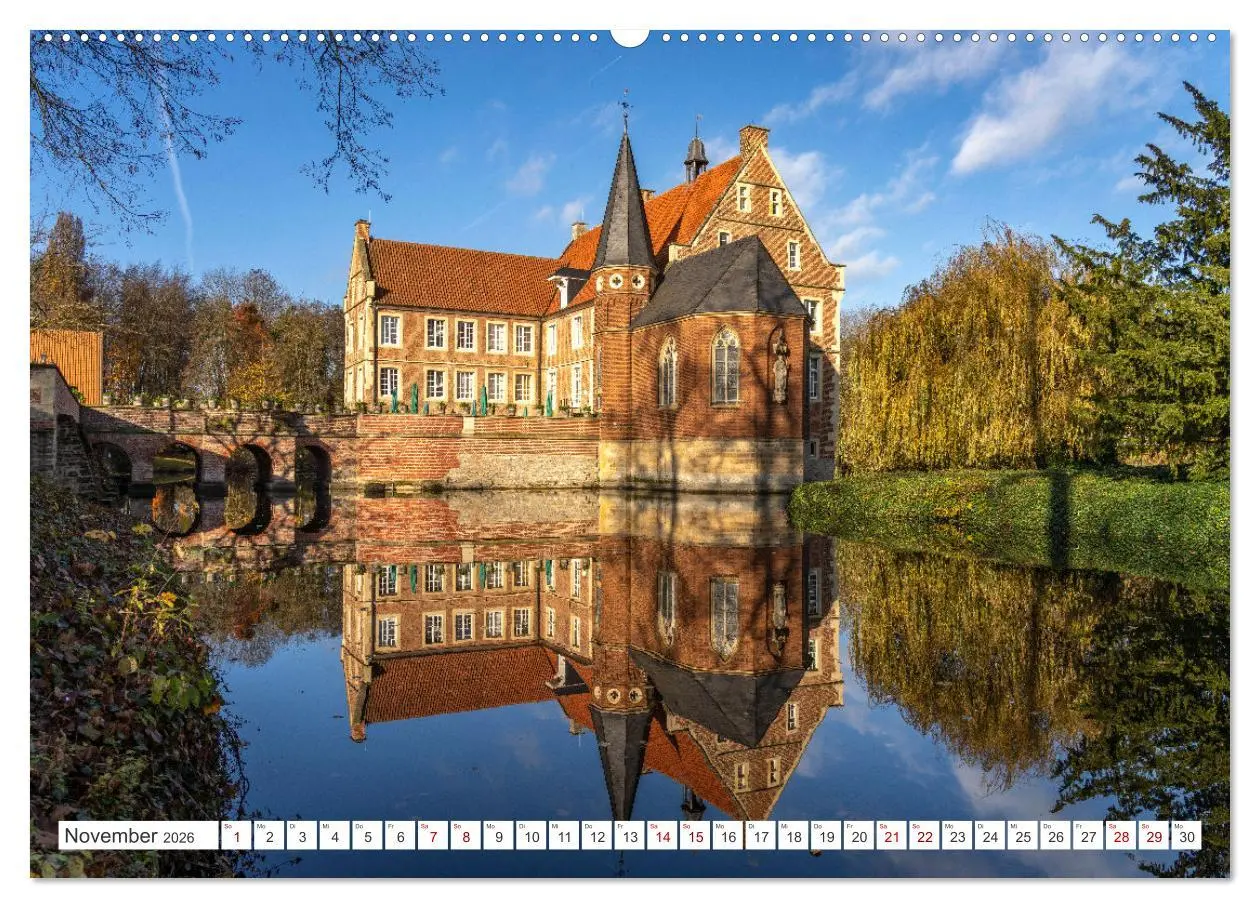 Bild: 9783457460894 | Wasserschlösser im Münsterland (hochwertiger Premium Wandkalender...