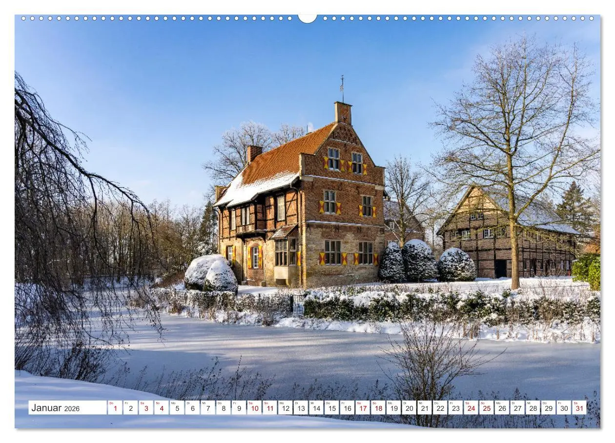 Bild: 9783457460894 | Wasserschlösser im Münsterland (hochwertiger Premium Wandkalender...
