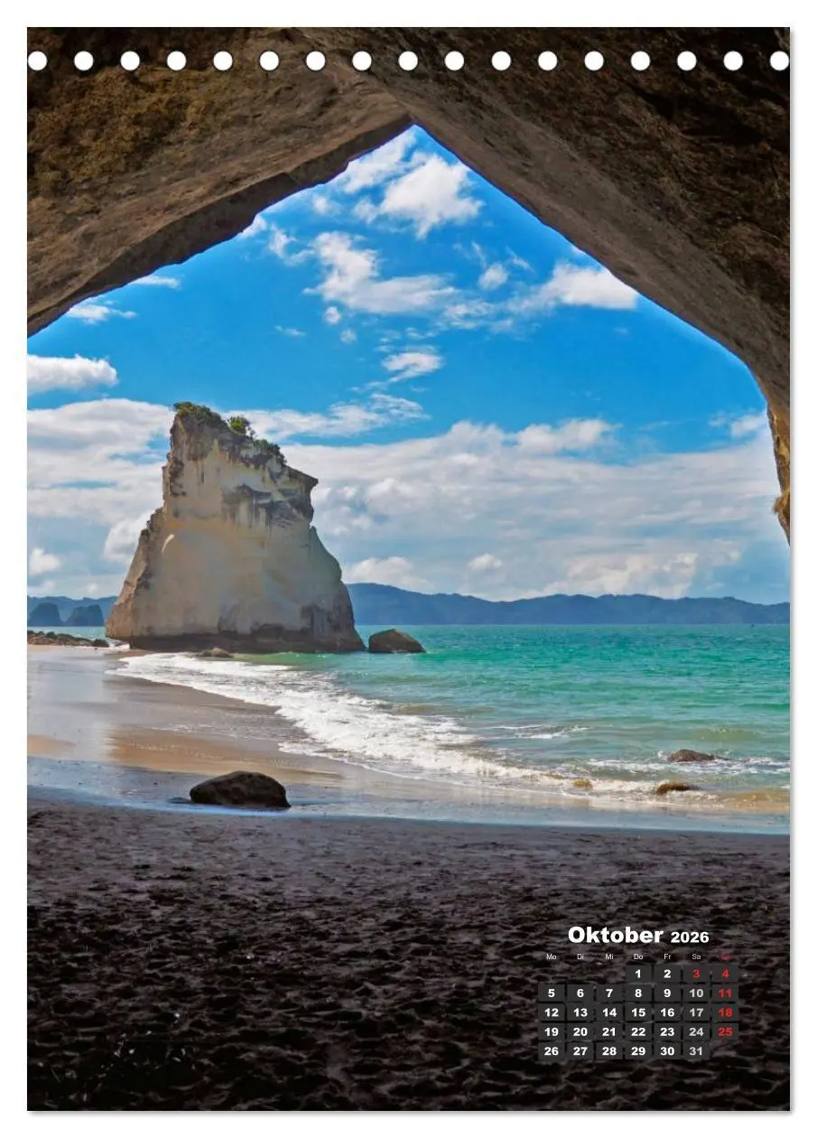 Bild: 9783516480894 | Reise durch Neuseeland (Tischkalender 2026 DIN A5 hoch), CALVENDO...