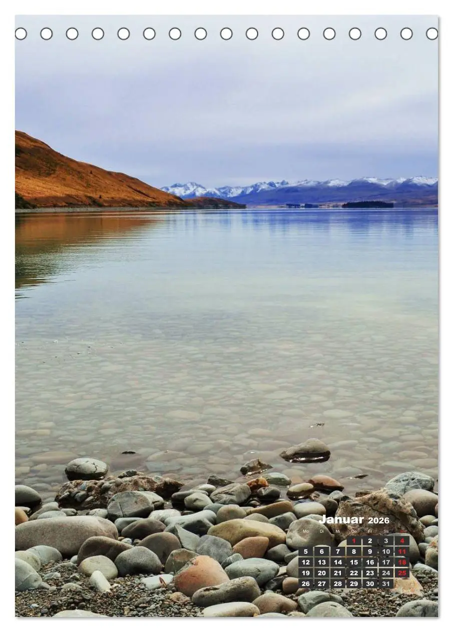 Bild: 9783516480894 | Reise durch Neuseeland (Tischkalender 2026 DIN A5 hoch), CALVENDO...