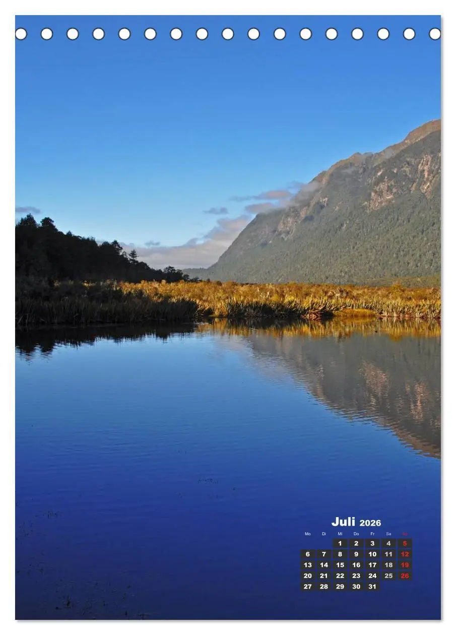 Bild: 9783516480894 | Reise durch Neuseeland (Tischkalender 2026 DIN A5 hoch), CALVENDO...