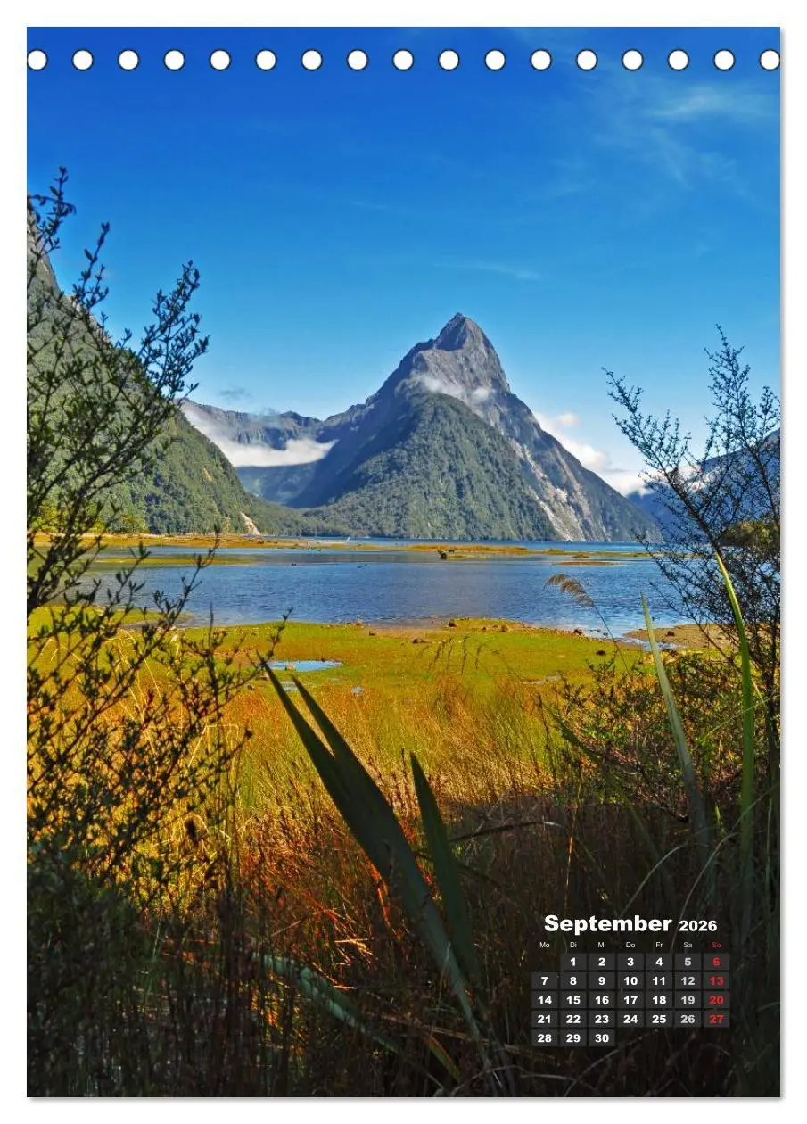Bild: 9783516480894 | Reise durch Neuseeland (Tischkalender 2026 DIN A5 hoch), CALVENDO...
