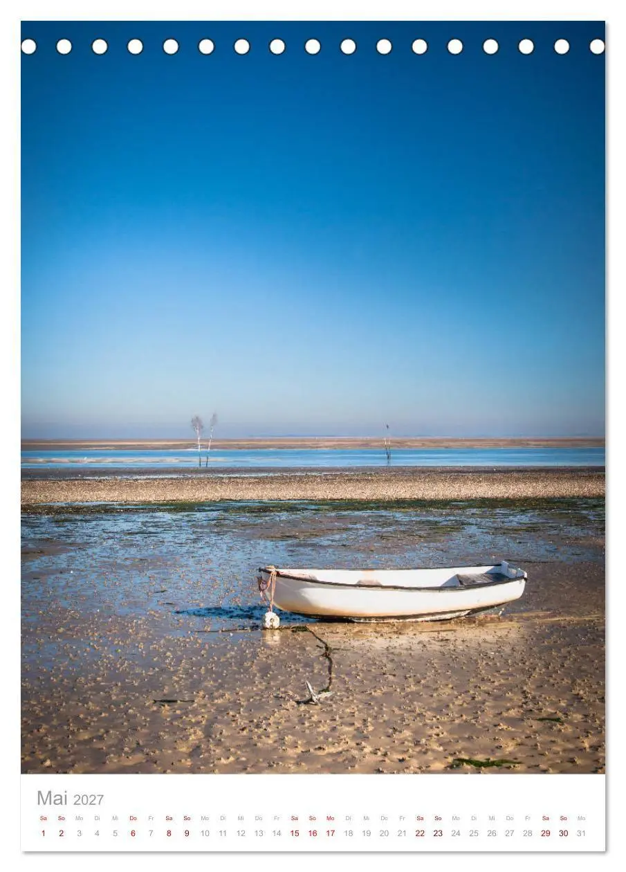 Bild: 9783569640894 | Amrum - Das Gesicht der Nordsee (Tischkalender 2027 DIN A5 hoch),...