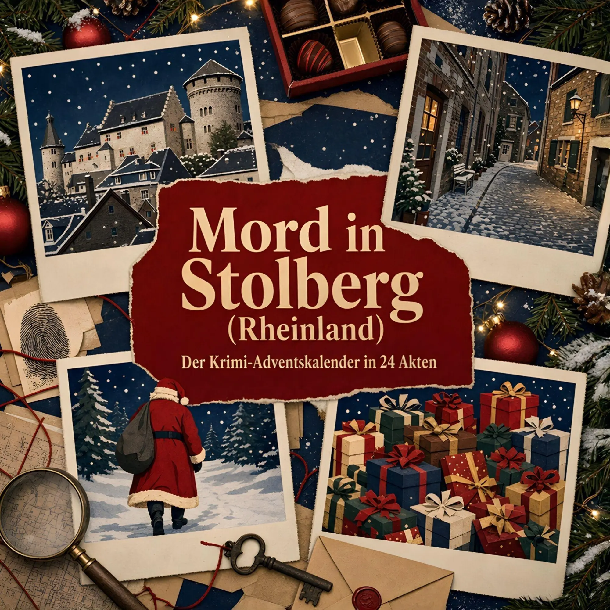 Cover: 9783696120894 | Mord in Stolberg (Rheinland) | Der Krimi-Adventskalender in 24 Akten