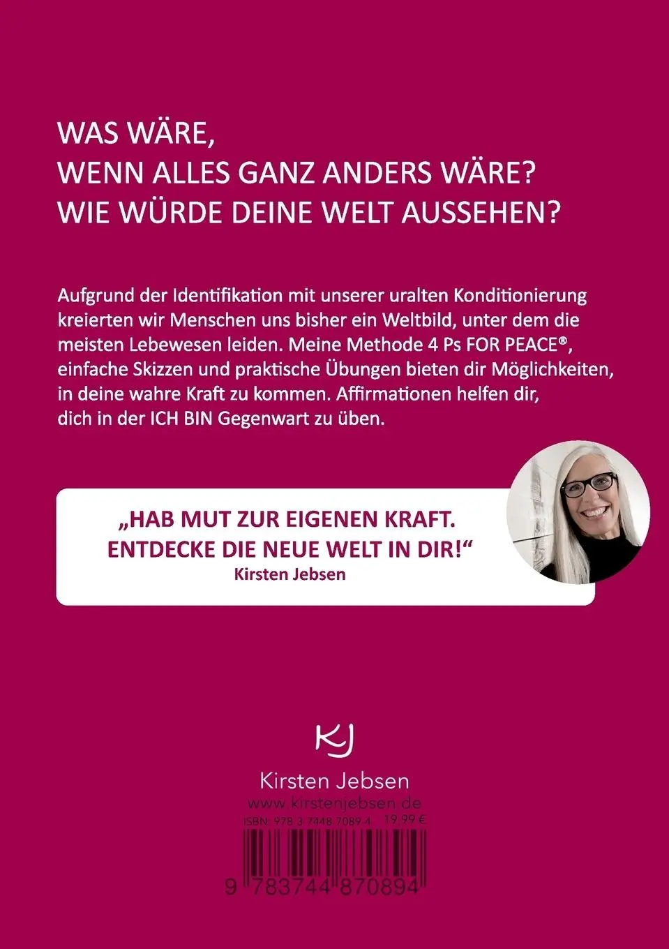 Rückseite: 9783744870894 | Unternehmen MenschSein | Die neue, faire Welt in dir | Kirsten Jebsen