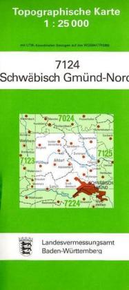 Topographische Karte Baden-Württemberg Schwäbisch Gmünd, Nord | Mit UTM-Koordinaten bezogen auf d. WGS84/ETRS89 | (Land-)Karte | Mehrfarbendruck. Gefalzt | Deutsch | 2020 | EAN 9783863980894