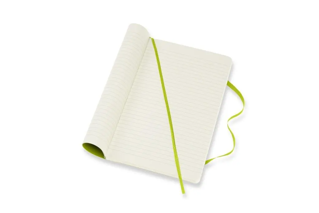 Bild: 8056420850994 | Moleskine Notizbuch Large/A5, Liniert, Weicher Einband, Limetten Grün