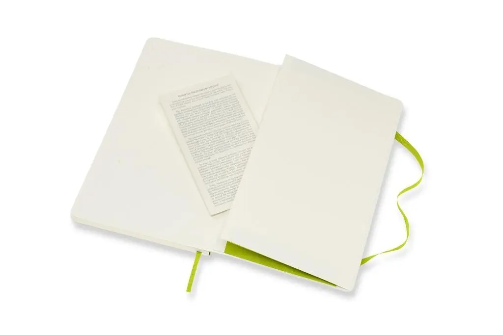 Bild: 8056420850994 | Moleskine Notizbuch Large/A5, Liniert, Weicher Einband, Limetten Grün