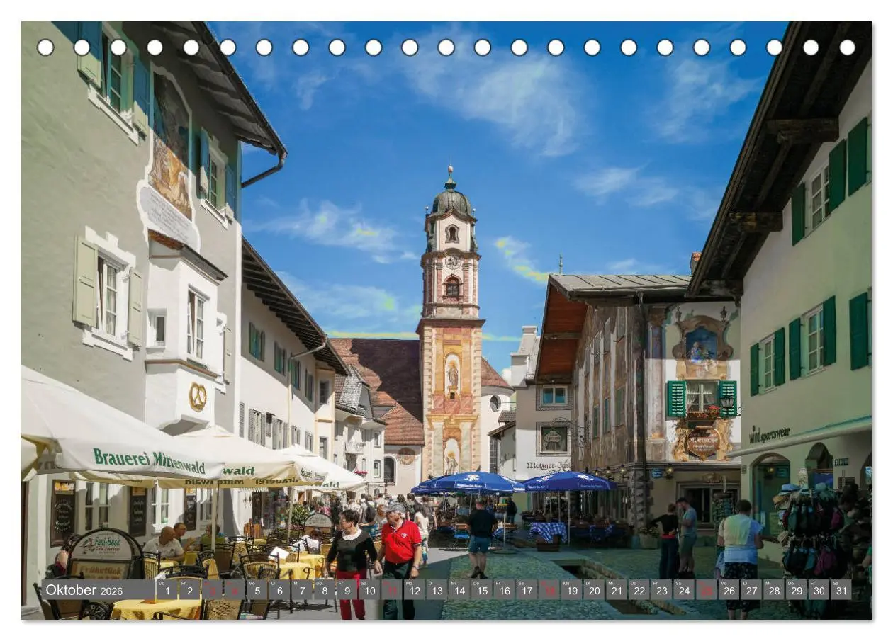 Bild: 9783457760994 | Rund um Bayern (Tischkalender 2026 DIN A5 quer), CALVENDO...