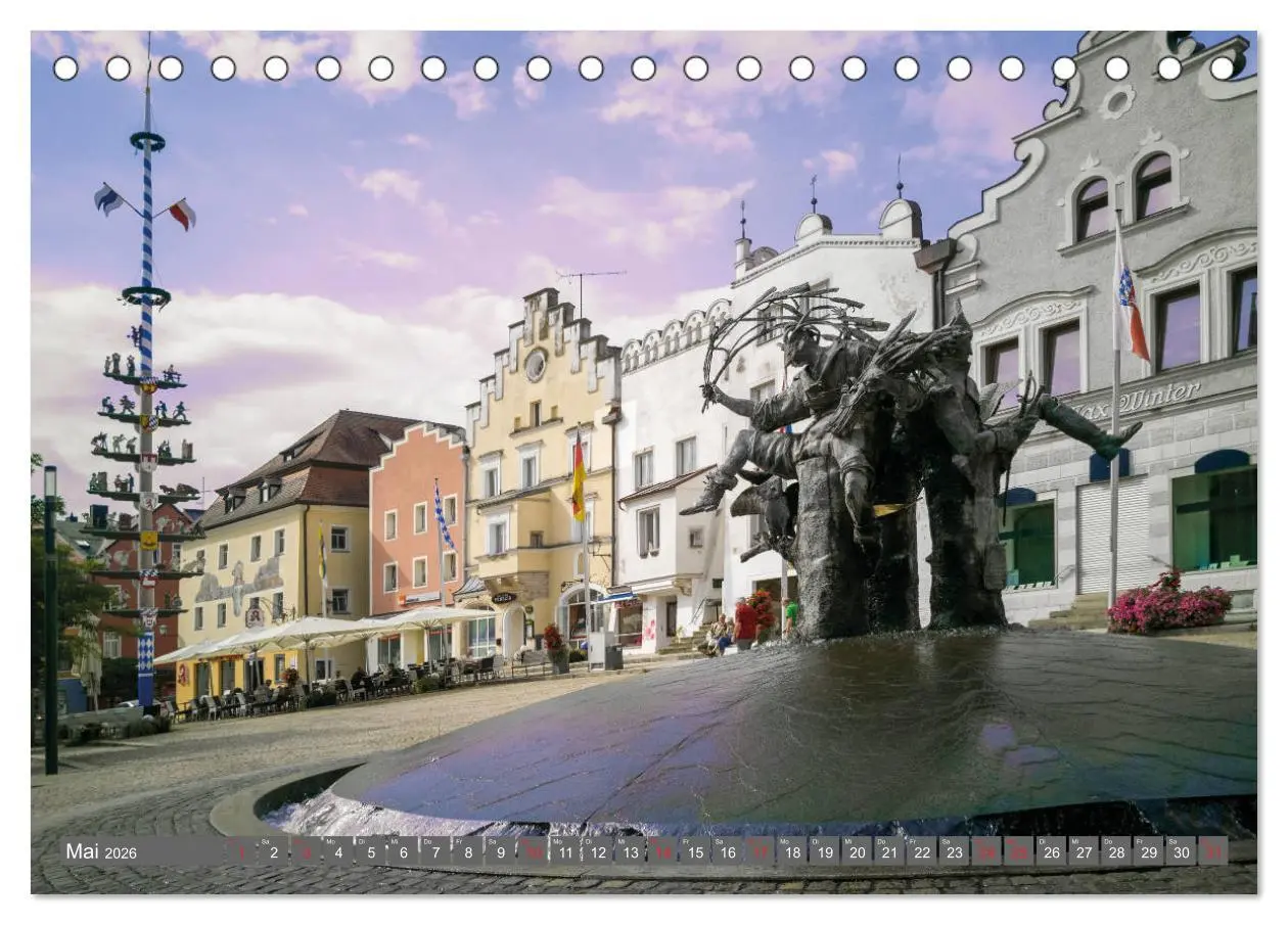 Bild: 9783457760994 | Rund um Bayern (Tischkalender 2026 DIN A5 quer), CALVENDO...
