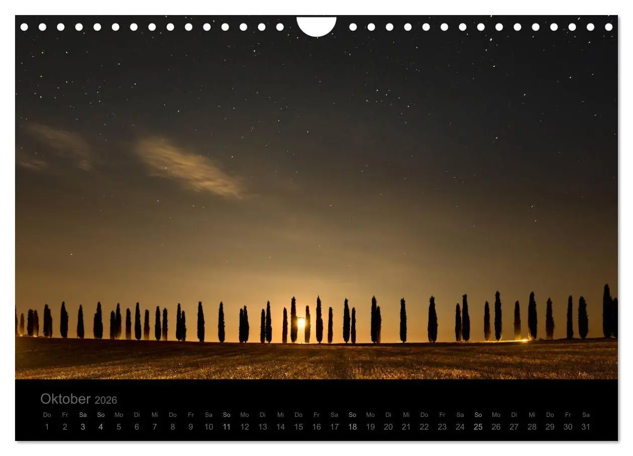 Bild: 9783516160994 | - Magie des Lichtes - TOSKANA (Wandkalender 2026 DIN A4 quer),...