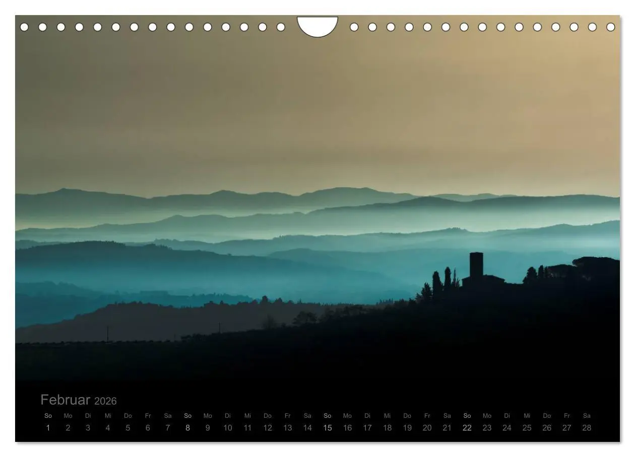 Bild: 9783516160994 | - Magie des Lichtes - TOSKANA (Wandkalender 2026 DIN A4 quer),...
