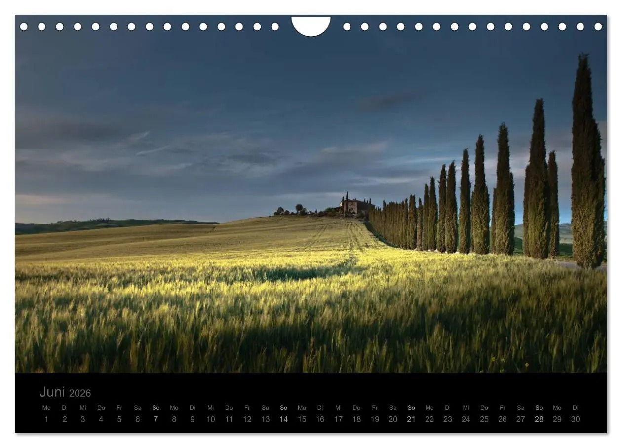 Bild: 9783516160994 | - Magie des Lichtes - TOSKANA (Wandkalender 2026 DIN A4 quer),...