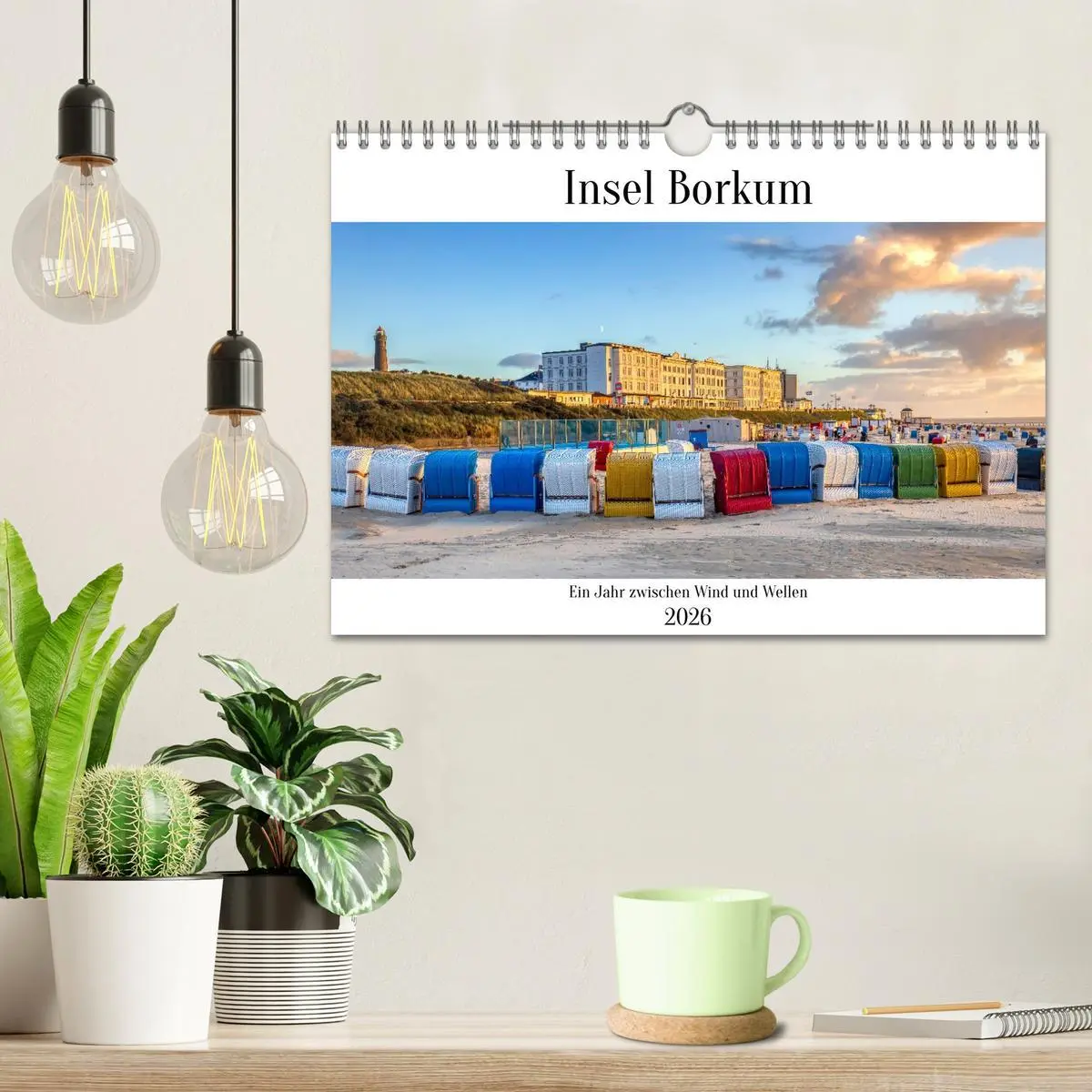 Bild: 9783516610994 | Insel Borkum - Ein Jahr zwischen Wind und Wellen (Wandkalender 2026...