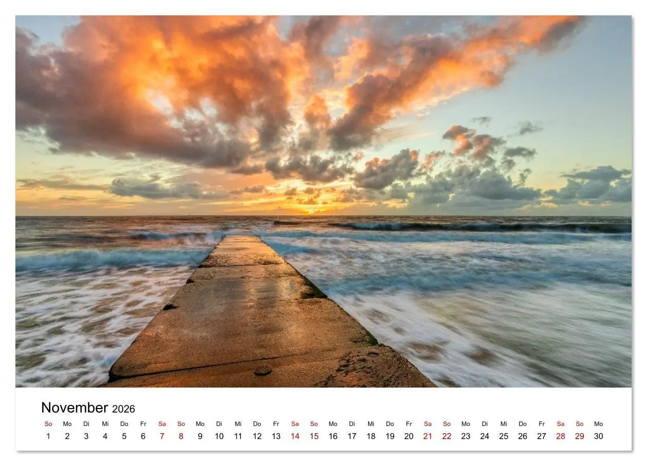 Bild: 9783516610994 | Insel Borkum - Ein Jahr zwischen Wind und Wellen (Wandkalender 2026...