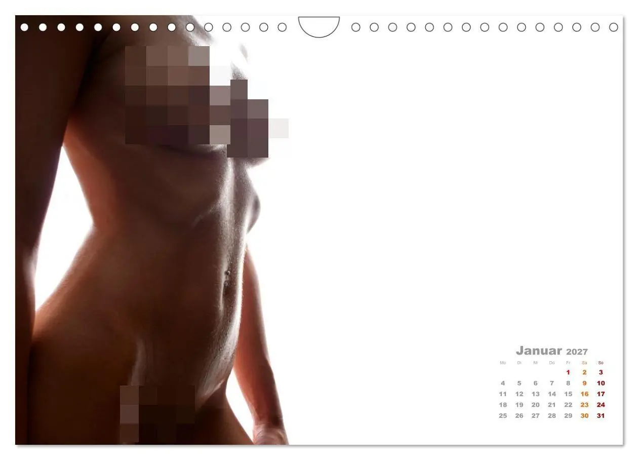 Bild: 9783516780994 | Glanzperlen - Wassertropfen auf nackter Haut (Wandkalender 2027 DIN...