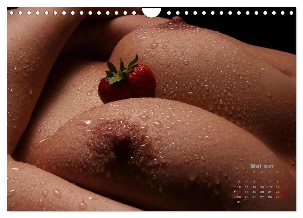 Bild: 9783516780994 | Glanzperlen - Wassertropfen auf nackter Haut (Wandkalender 2027 DIN...