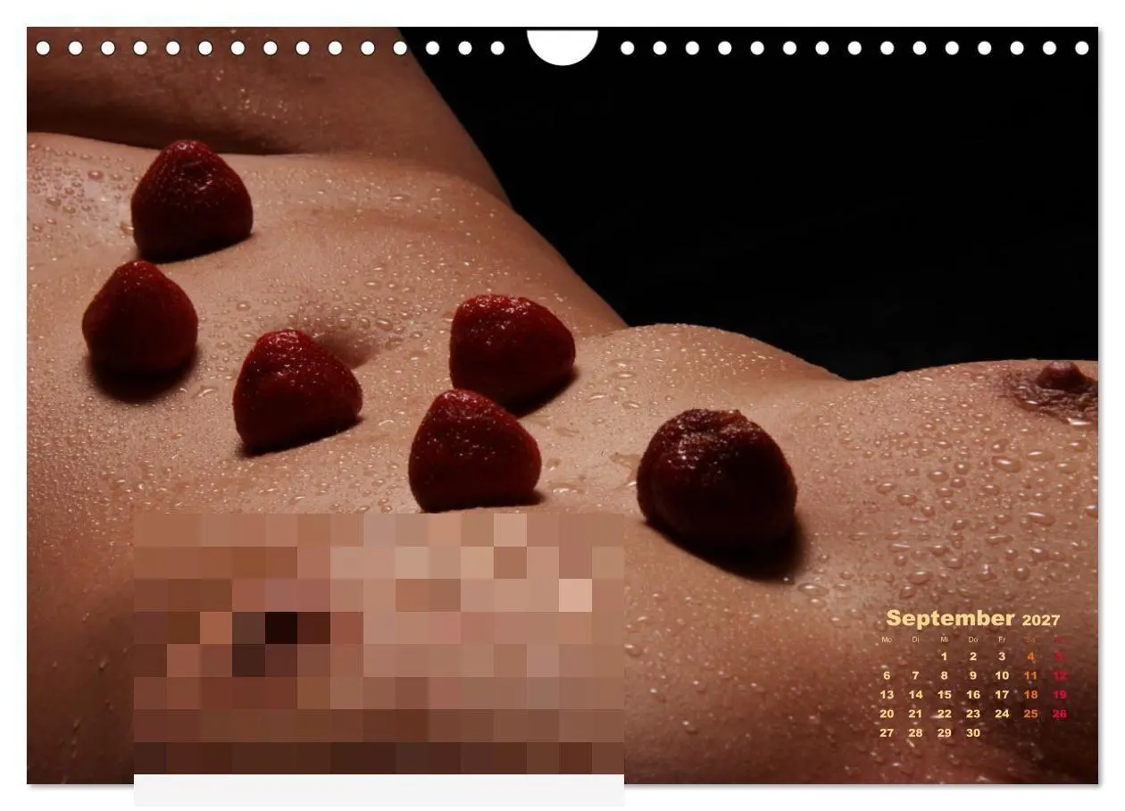 Bild: 9783516780994 | Glanzperlen - Wassertropfen auf nackter Haut (Wandkalender 2027 DIN...