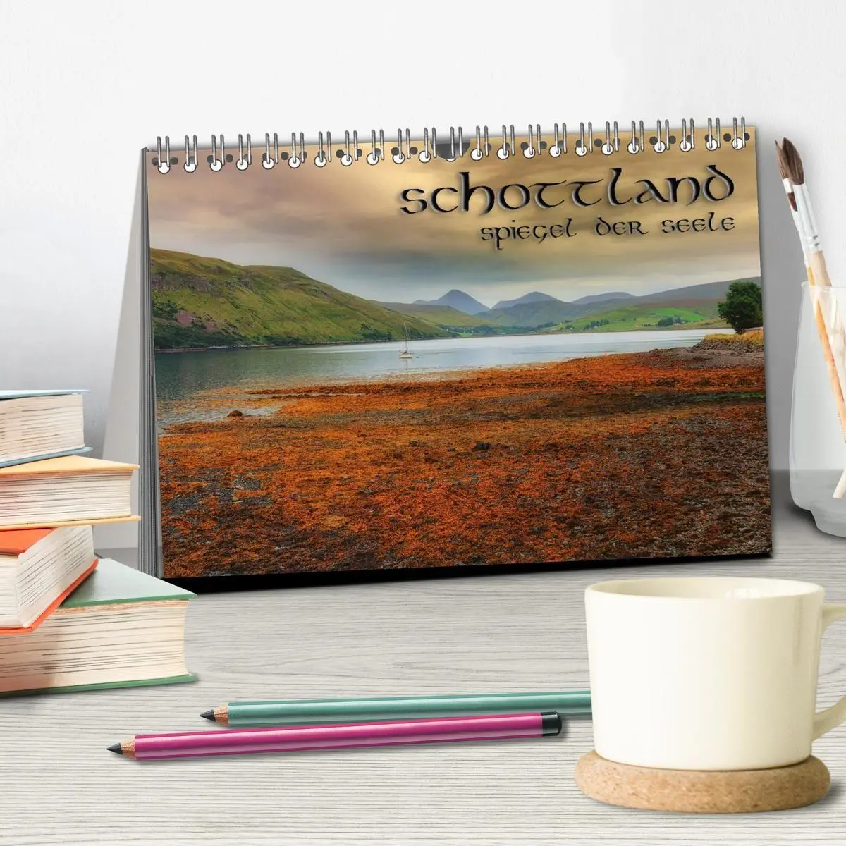 Bild: 9783594210994 | Schottland - Spiegel der Seele (Tischkalender 2027 DIN A5 quer),...