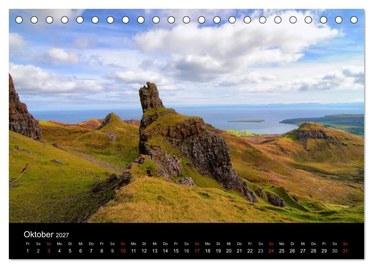 Bild: 9783594210994 | Schottland - Spiegel der Seele (Tischkalender 2027 DIN A5 quer),...