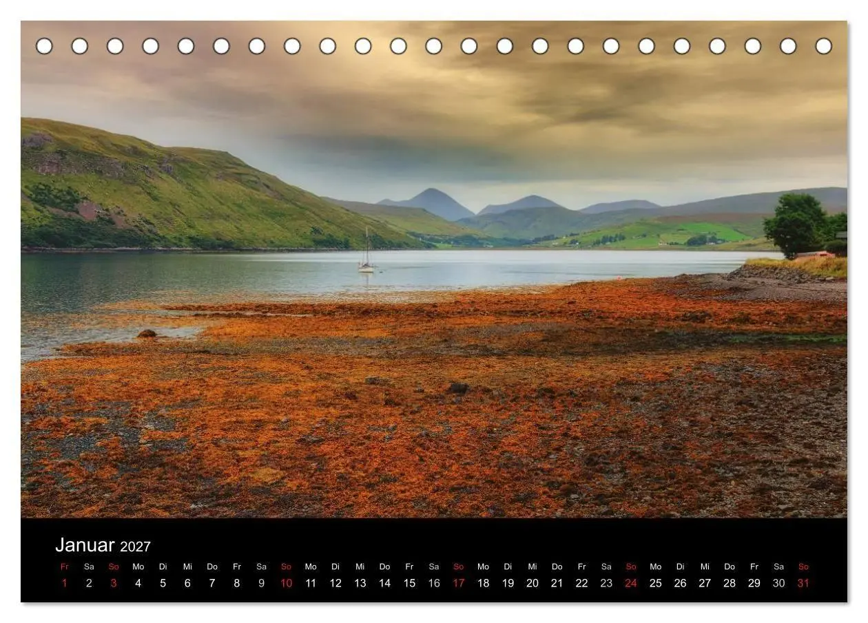 Bild: 9783594210994 | Schottland - Spiegel der Seele (Tischkalender 2027 DIN A5 quer),...