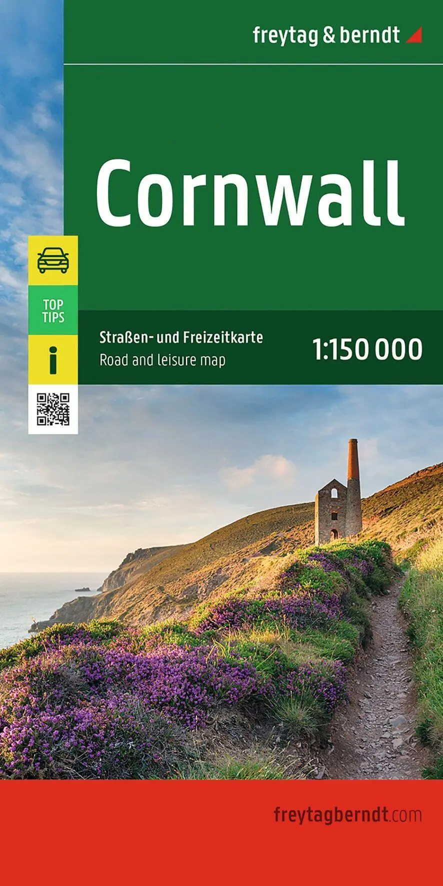 Cover: 9783707920994 | freytag &amp; berndt Straßenkarte Cornwall 1:150.000 | Freytag &amp; Berndt