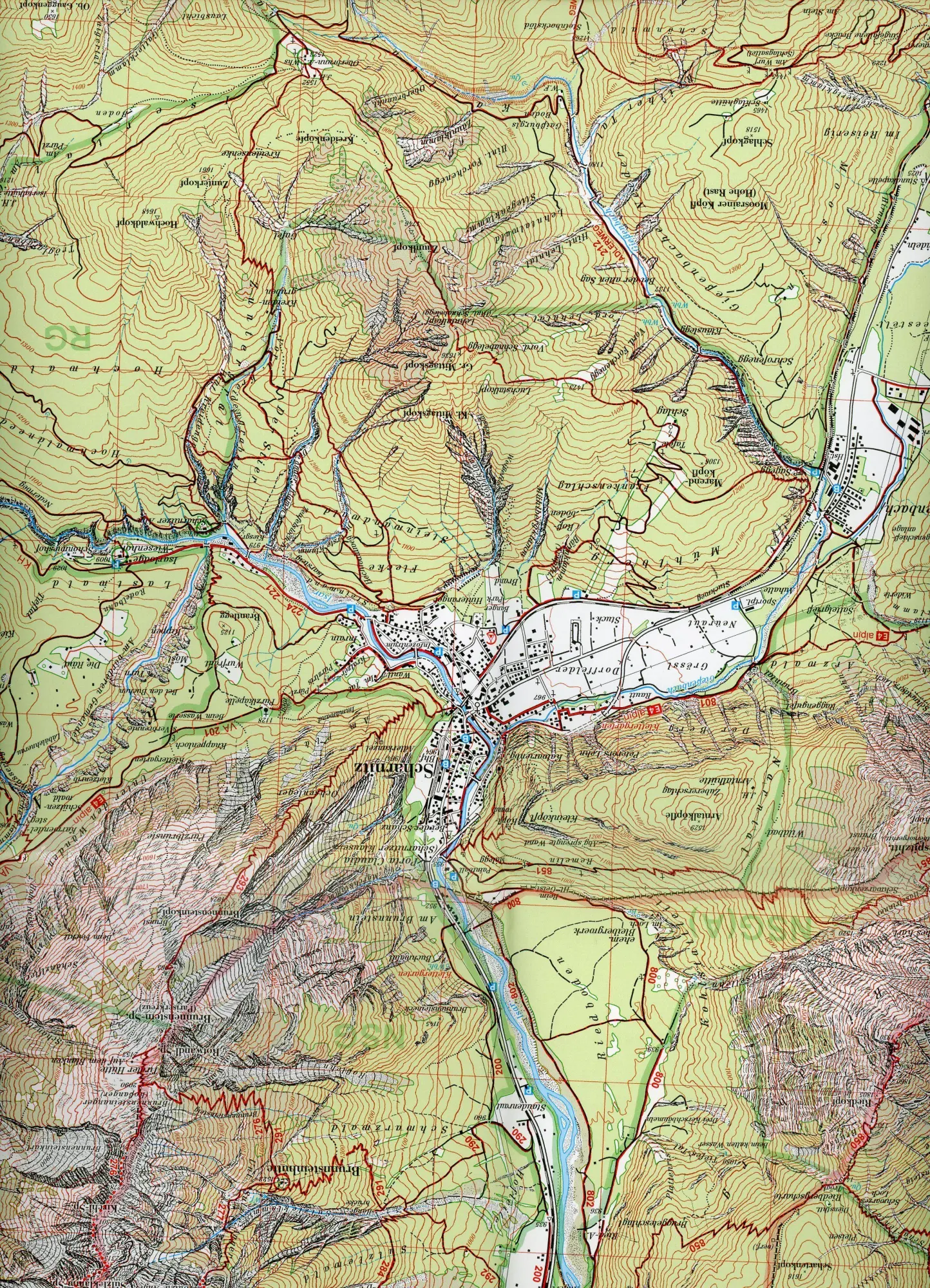 Bild: 9783937530994 | Karwendelgebirge - Westliches Blatt | Wegmarkierung | Alpenverein