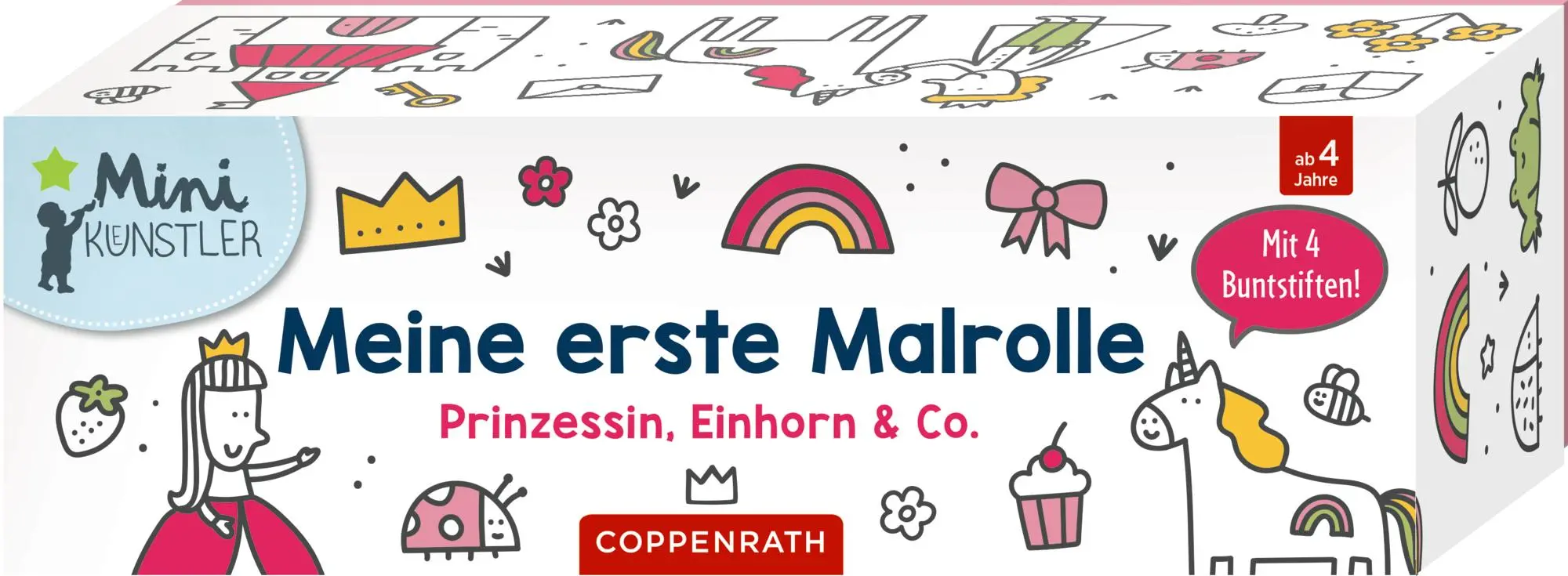 Cover: 4050003971094 | Meine erste Malrolle | Prinzessin, Einhorn &amp; Co. | Joana Jesus | SET
