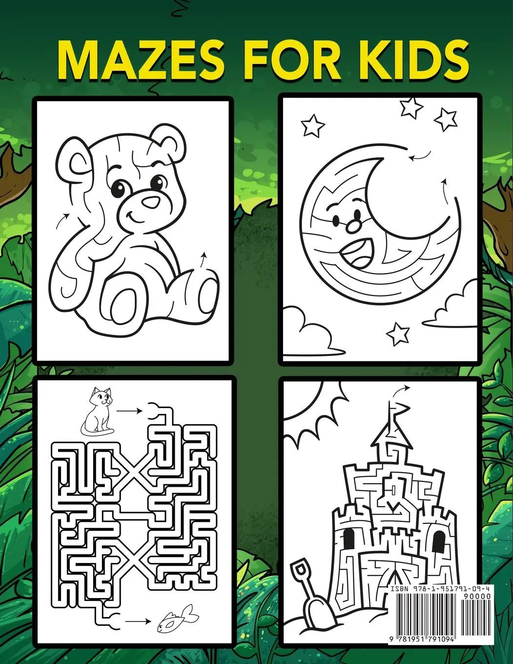 Rückseite: 9781951791094 | Mazes For Kids Ages 4-8 | Activity Nest | Taschenbuch | Englisch